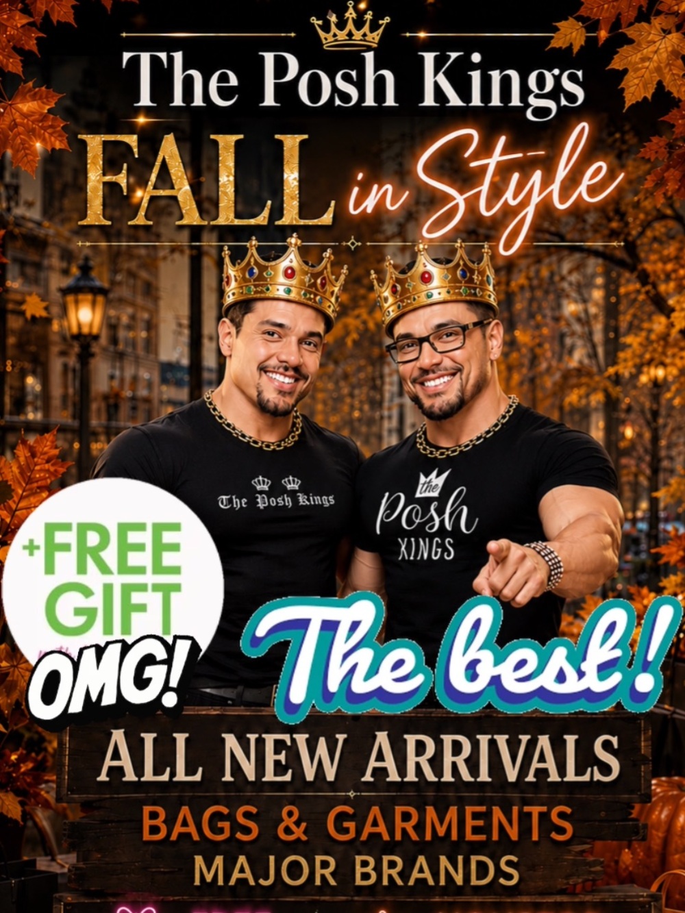 HUGE SALE, FREE GIFTS, NONSTOP GIVEAWAYS, POL, EASEL, BRAHMIN, VERSACE, MCM
